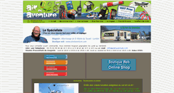 Desktop Screenshot of airetaventure.com